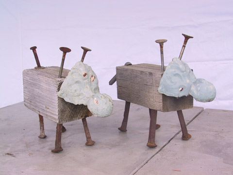 Animal Gallery: sculpture by Hardy Jones