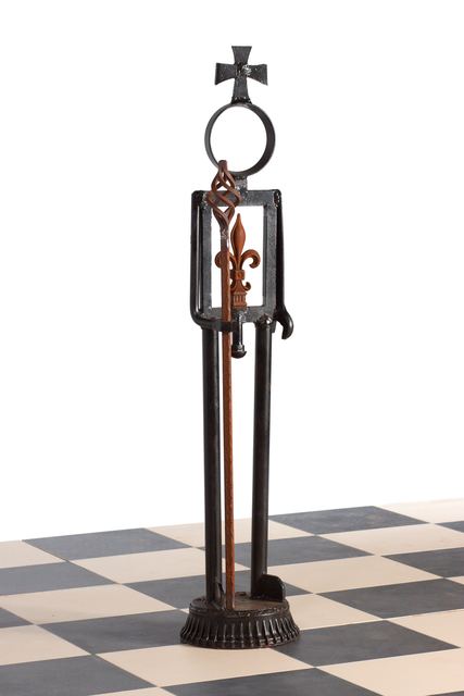Marvin Avenue Chess Club: sculpture by Hardy Jones