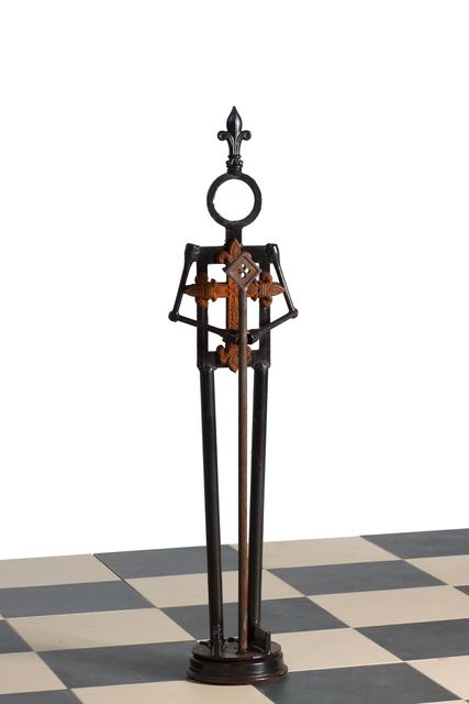 Marvin Avenue Chess Club: sculpture by Hardy Jones