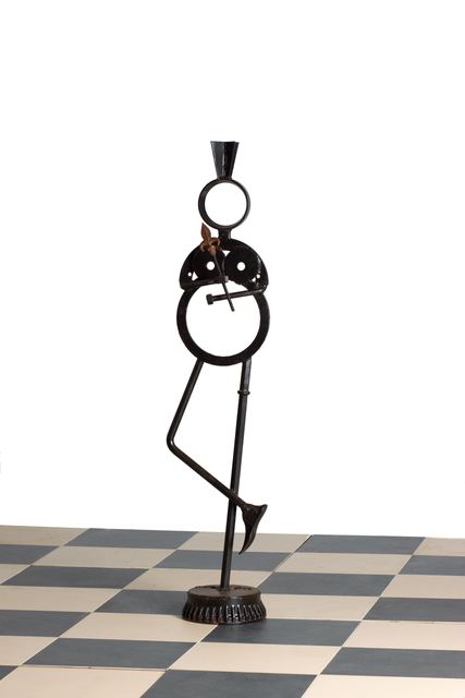 Marvin Avenue Chess Club: sculpture by Hardy Jones