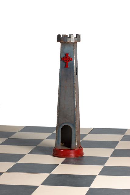 Marvin Avenue Chess Club: sculpture by Hardy Jones