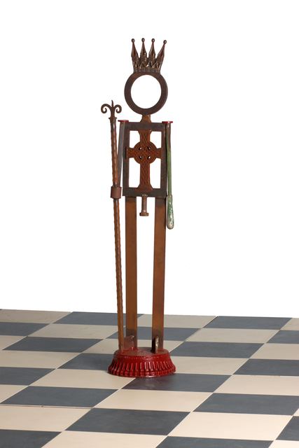 Marvin Avenue Chess Club: sculpture by Hardy Jones