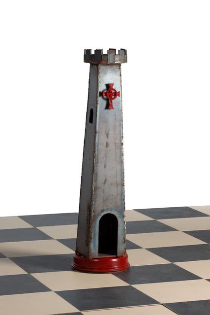 Marvin Avenue Chess Club: sculpture by Hardy Jones