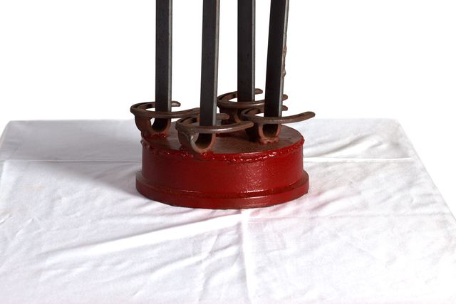 Marvin Avenue Chess Club: sculpture by Hardy Jones