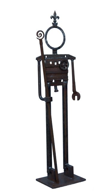 Marvin Avenue Chess Club: sculpture by Hardy Jones