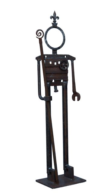 Marvin Avenue Chess Club: sculpture by Hardy Jones