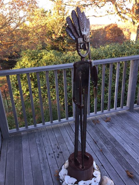 Evans: sculpture by Hardy Jones