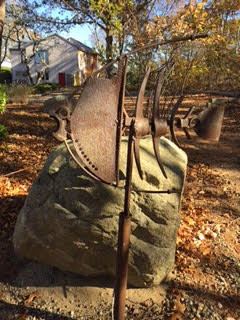 Evans: sculpture by Hardy Jones