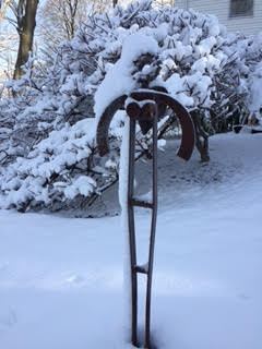 Evans: sculpture by Hardy Jones