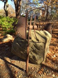 Evans: sculpture by Hardy Jones